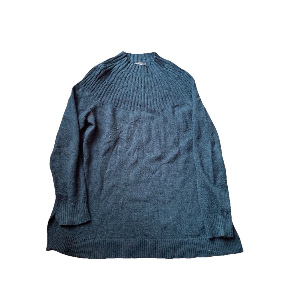 Anthropologie Sweater Womens Large Green Cotton Blend Pullover